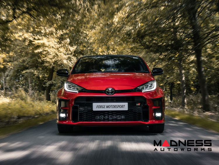 Toyota GR Yaris Performance Intercooler - Black - Water Spray Relocation Bracket - 2024+